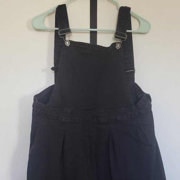 Denim Overall Dress - Picture 1 of 4